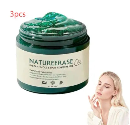 Natureerase Instant Mole Spot Removal Gel 45g container with hydrating formula