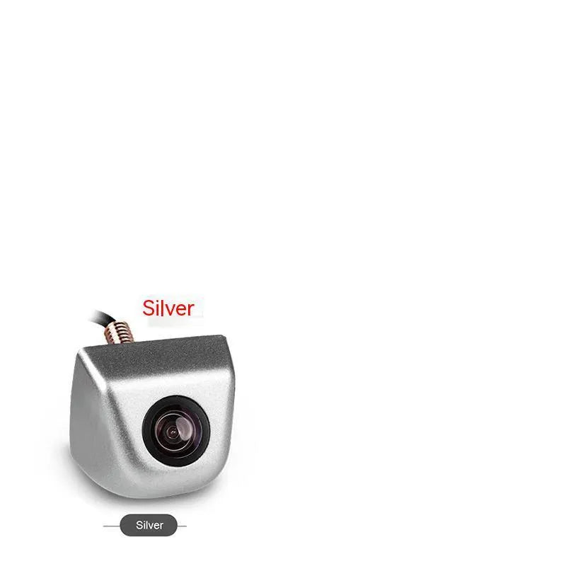 Black screw plug-in HD car night vision waterproof rearview camera with metal shell