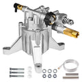 P170 swash plate aluminium pump for perpendicular shaft high pressure cleaning machines