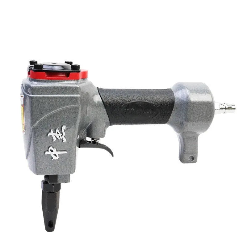 DK30 air-powered fabric punching gun for textile manufacturing with metal construction