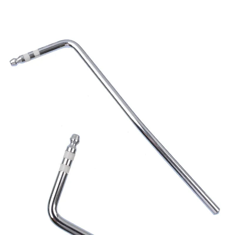 Guitar tremolo bar in black, blue, gold, or silver chrome finish with metal construction