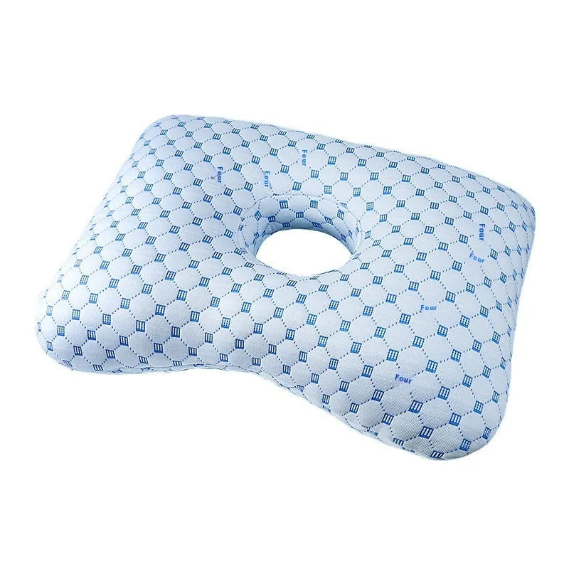 Beauty salon single hole ear pillow in new Chinese style with polyester fibre filling