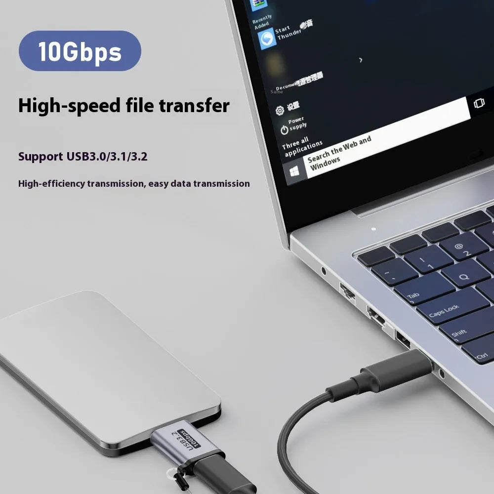 USB AM male to Micro-B female adapter connector for older devices