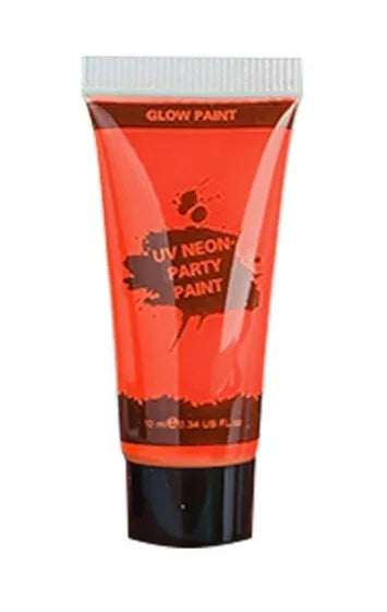 25ml bottle of neon gouache face paint labelled safe and non-toxic.