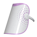 White and purple photon IPL beauty mask device with 15W plug-in power for home use