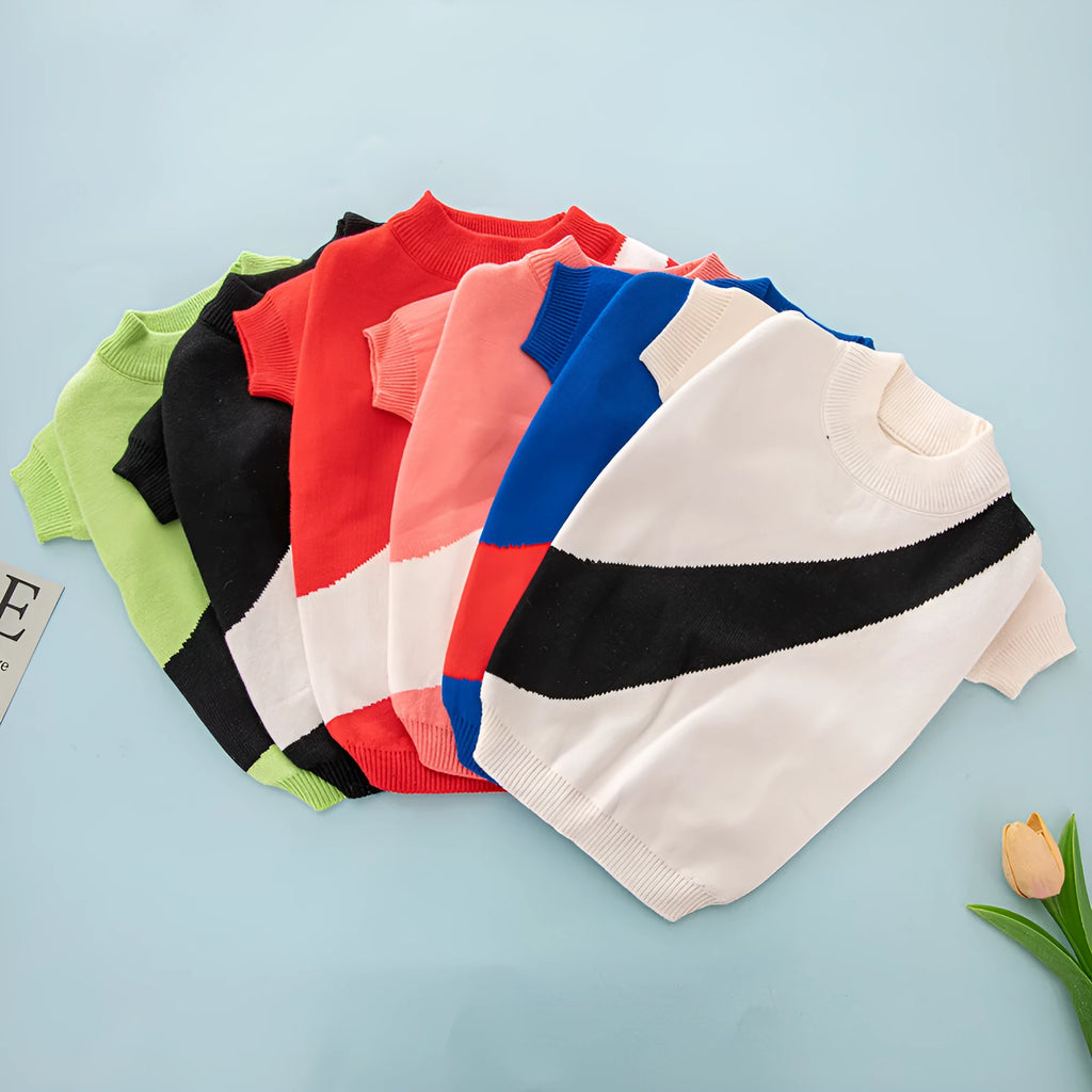 Wool casual pet sweater for corgis and poodles in multiple colours and sizes