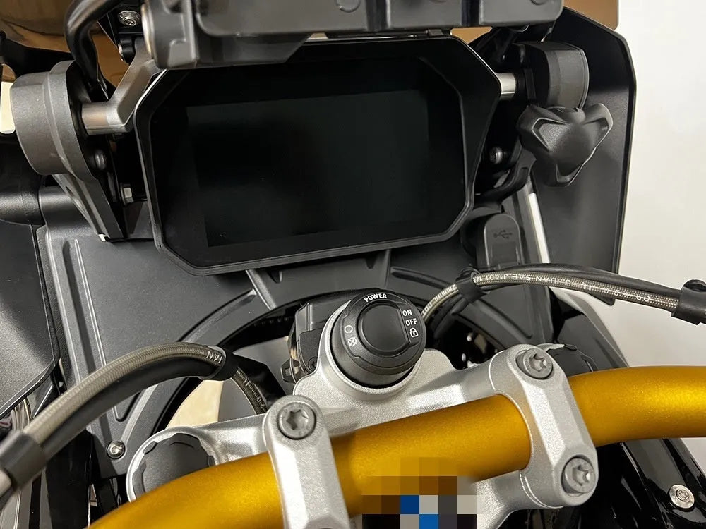 Black ABS plastic motorcycle cockpit fairing panel for BMW R1250GS