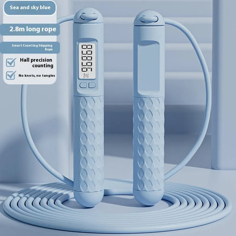 ABS fitness skipping rope with bearing mechanism in multiple colour and cord style options