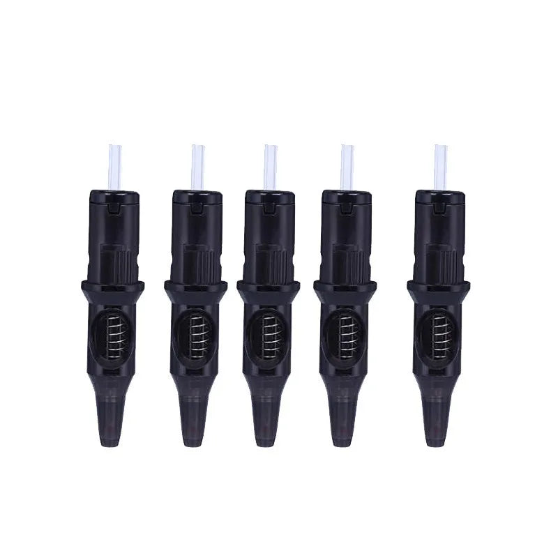 Tattoo integrated needle drawing line colour ballpoint pen tool for makeup applications