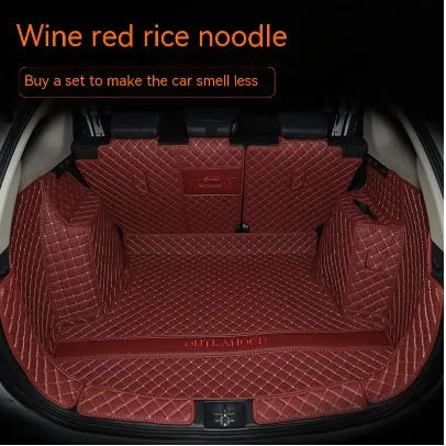 Mitsubishi Outlander fully surrounded 3D boot liner mat in TPE XPE non-slip material