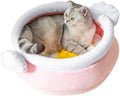 Magic honey pot shaped cat sofa bed in soft fabric with removable pad for small pets