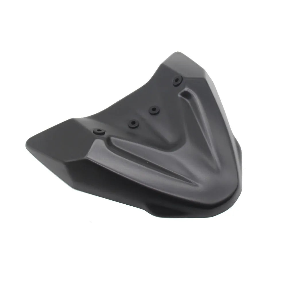 Black ABS fixed wind front wing accessory for KTM Adventure motorcycles