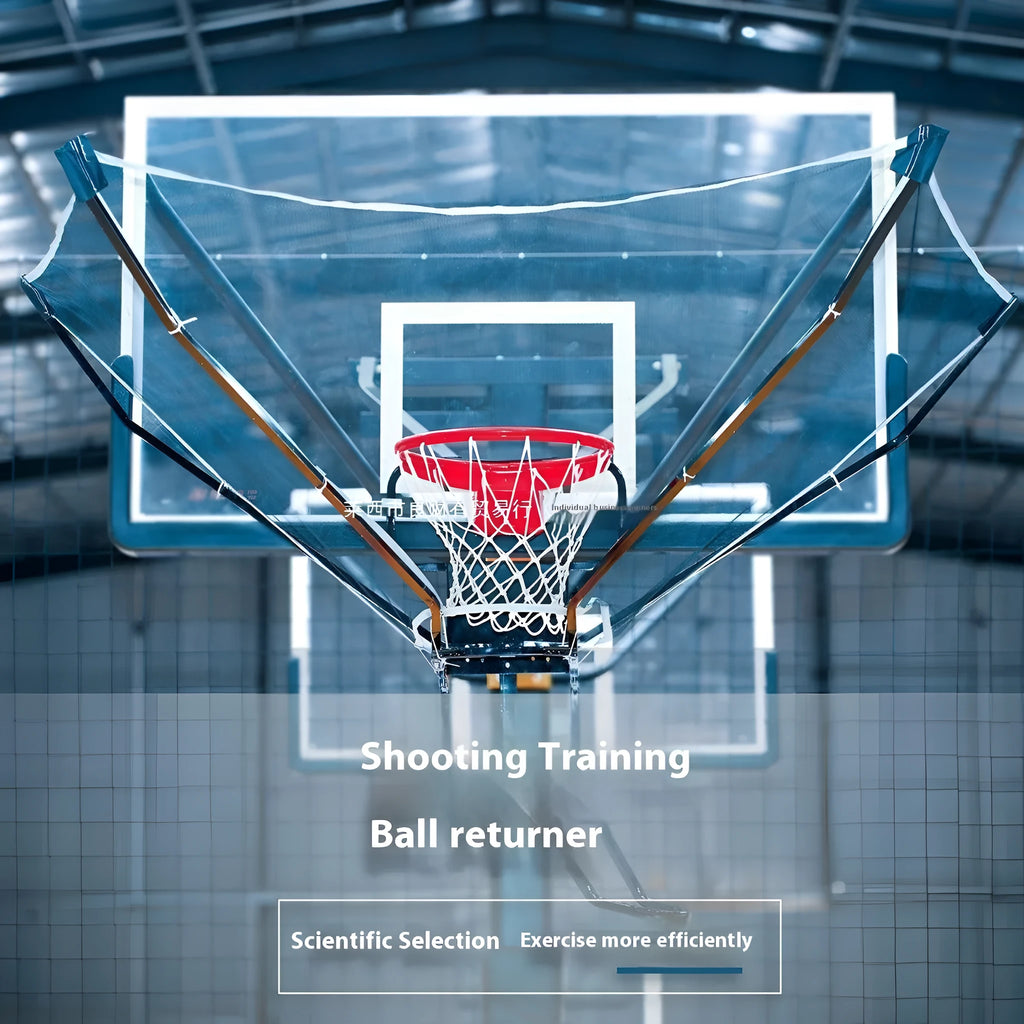 Basketball automatic pitching training ball return device for solo shooting practice