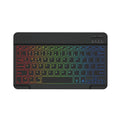 10-inch Bluetooth keyboard with colourful LED backlight for tablets