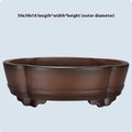 Purple clay classical flower pot with 50x39x16 cm dimensions for floor or tabletop gardening