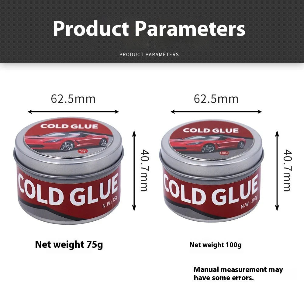 Automobile depression repair cold glue tube for car body dent filling