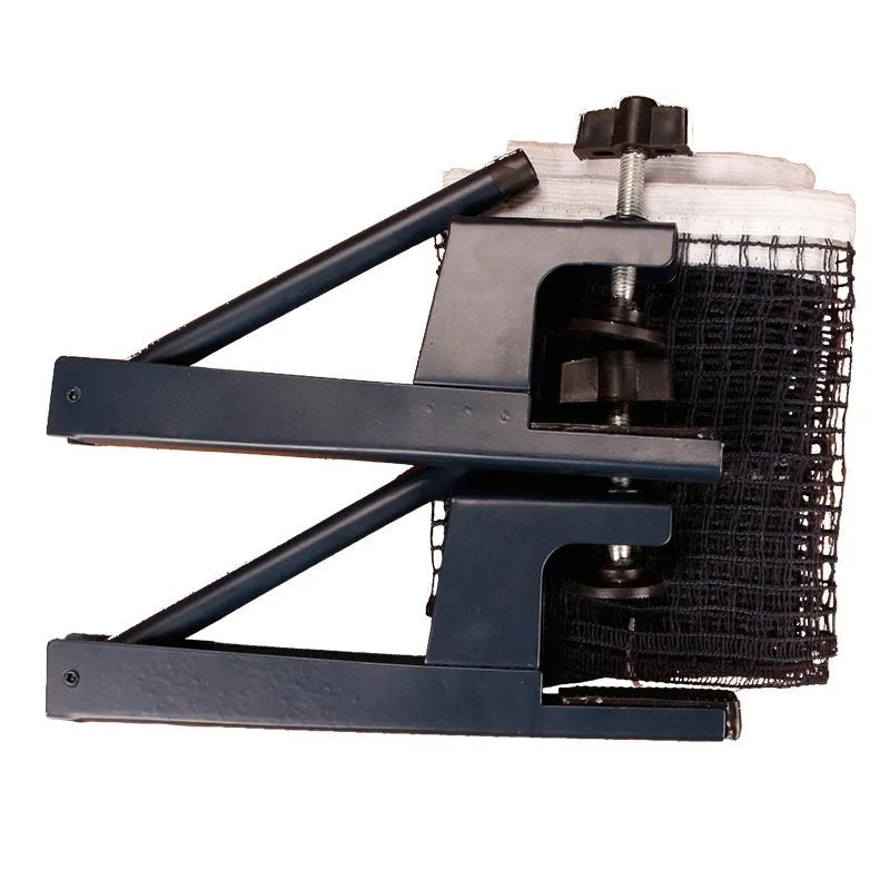 Universal table tennis post with large thickened clip for indoor open grid tables with grid frame