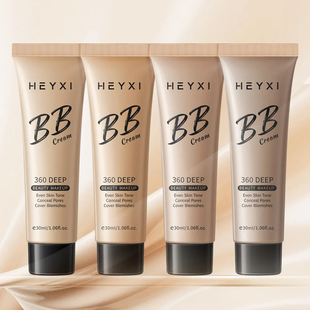 Waterproof and sweat-proof BB cream product in four colour shade options