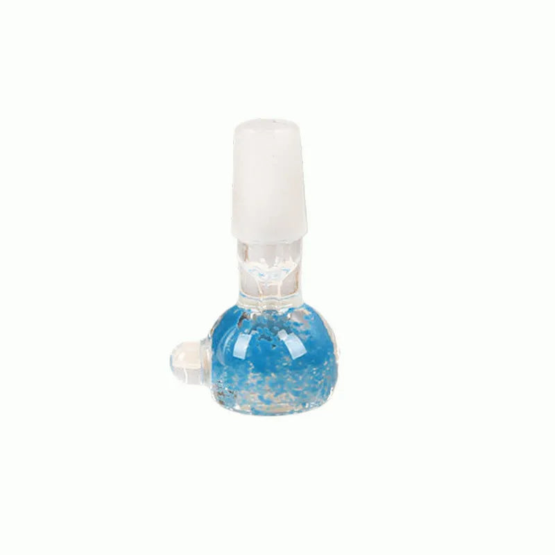 7cm coloured glass tobacco pipe cigarette holder in geometric shape with transparent blue green red yellow options