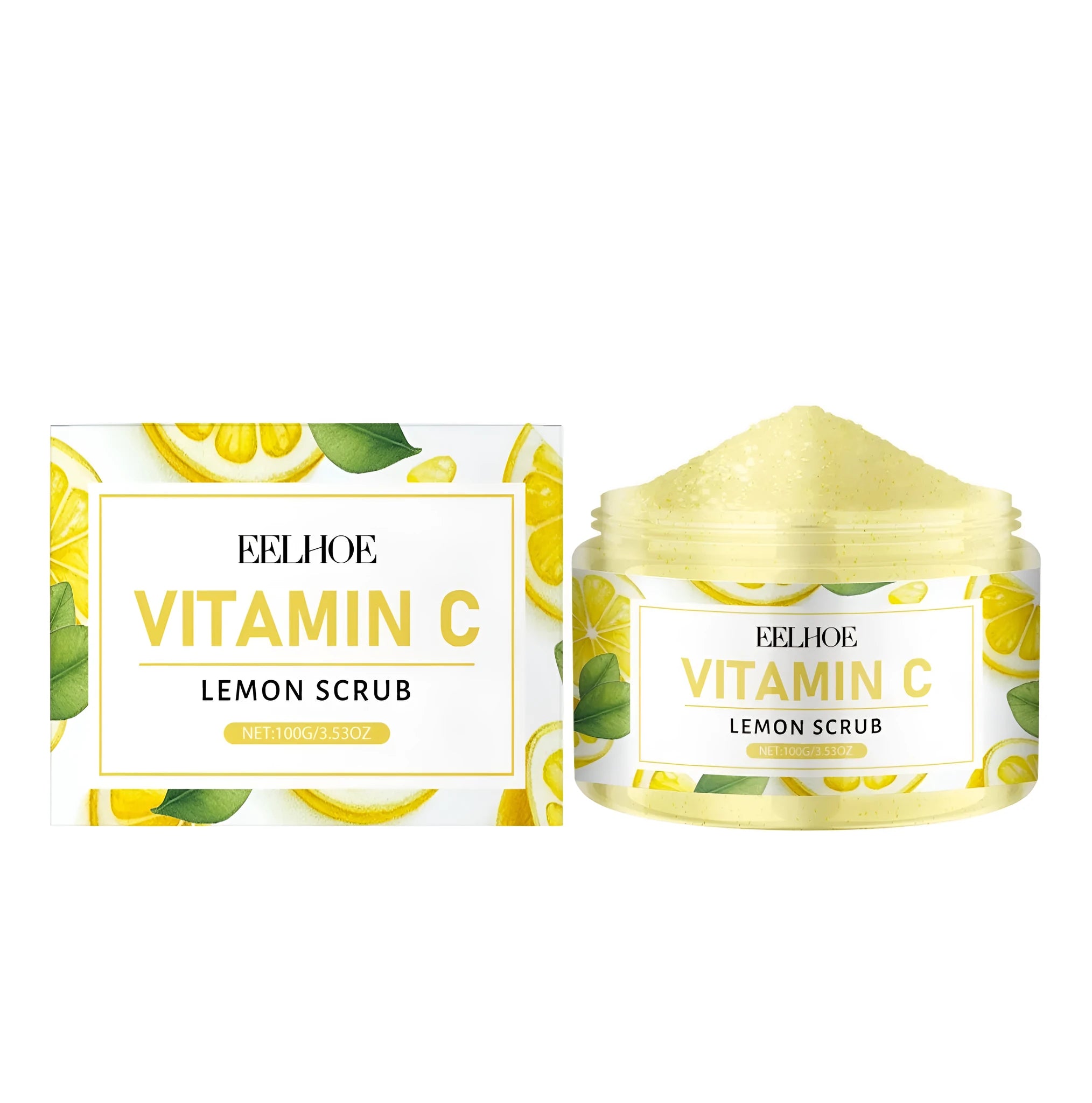 100g tube of Lemon Exfoliating Scrub for the face with walnut shell and vitamin C.