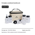 Naturehike six-piece PP plastic seasoning bottle set with modern simple styling