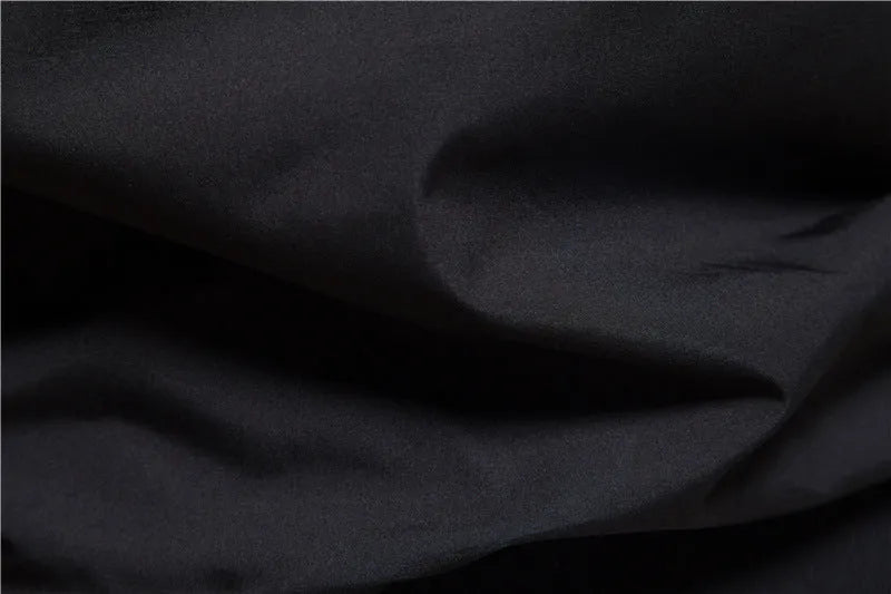 Men's thin casual jacket in polyester fibre showing dark blue, black and army green colour options