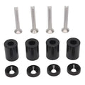 Aluminium machine cover spacers with screws nuts washers for 6mm 8mm car modifications in three colours