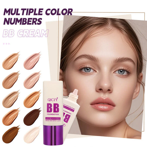 Feeding bottle BB cream foundation in liquid form with brightening properties