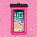 Waterproof phone pouch with 45cm rope in various colour options