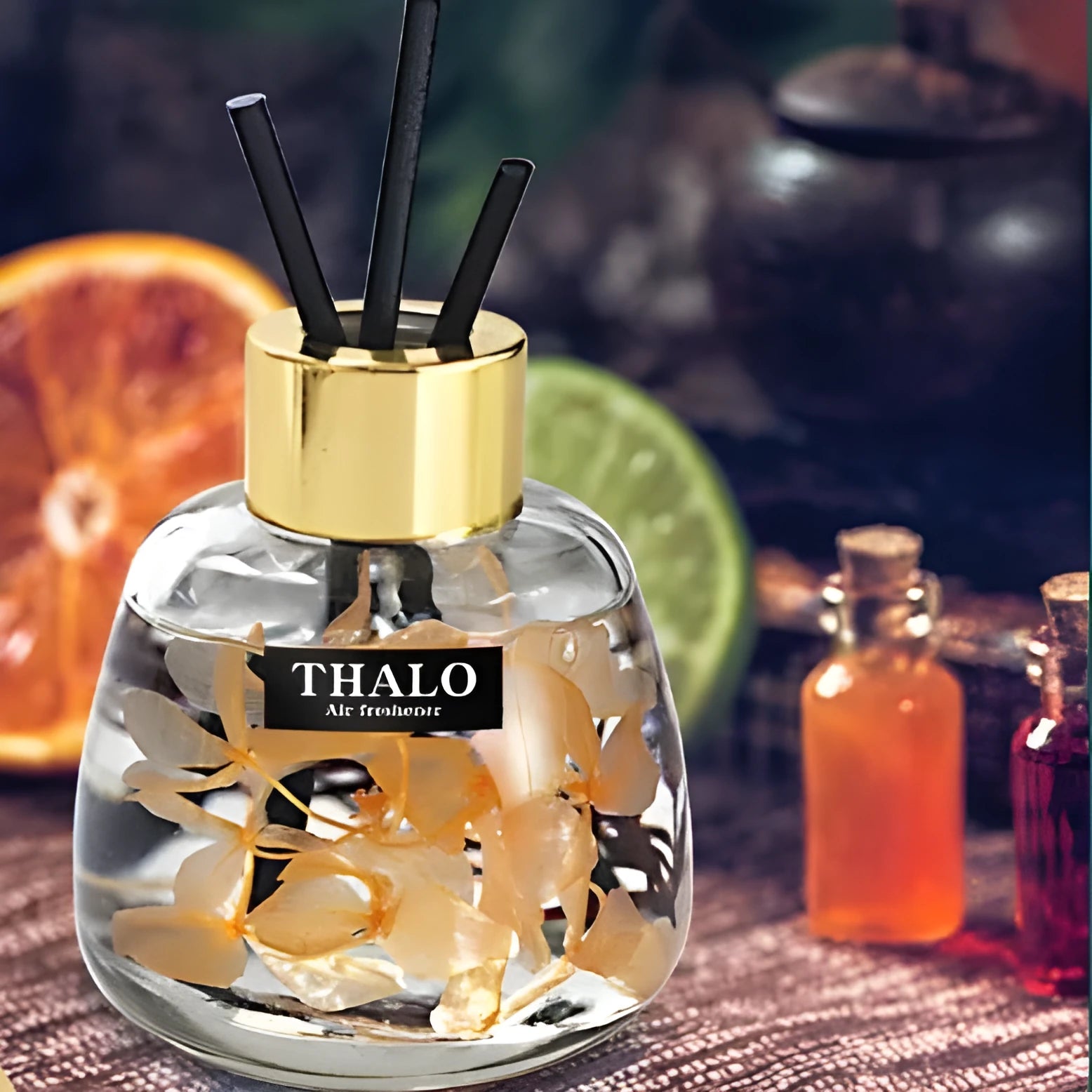 Glass bottle car perfume ornament aromatherapy diffuser in bottle shape with loose incense