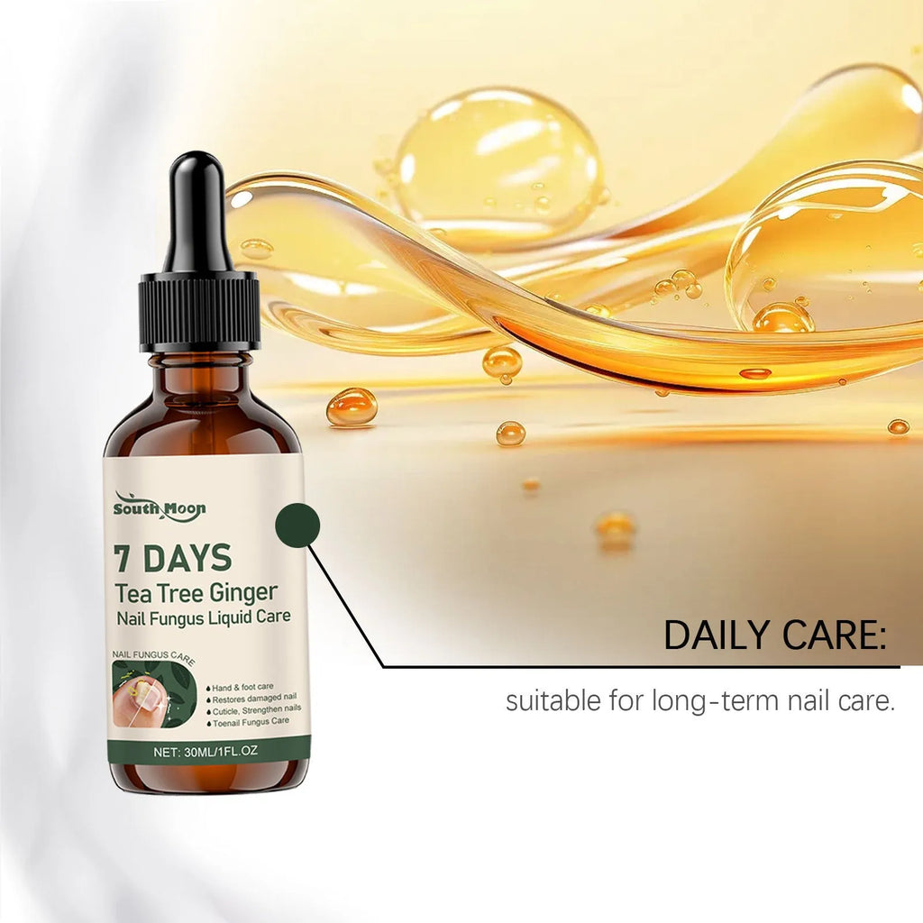 30ml bottle of nail care solution with mild brightening formula for daily nail improvement