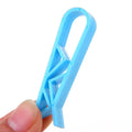 PP plastic garbage bag clip for securing bin liners to waste container rims
