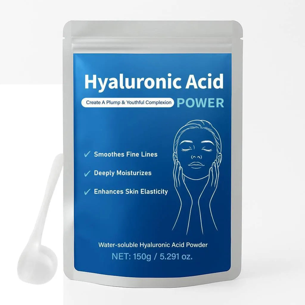 Hyaluronic acid powder 150g for DIY skincare formulation and facial beauty treatments