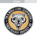 Aluminium metal sticker for car body featuring lion, eagle, and tiger design options.