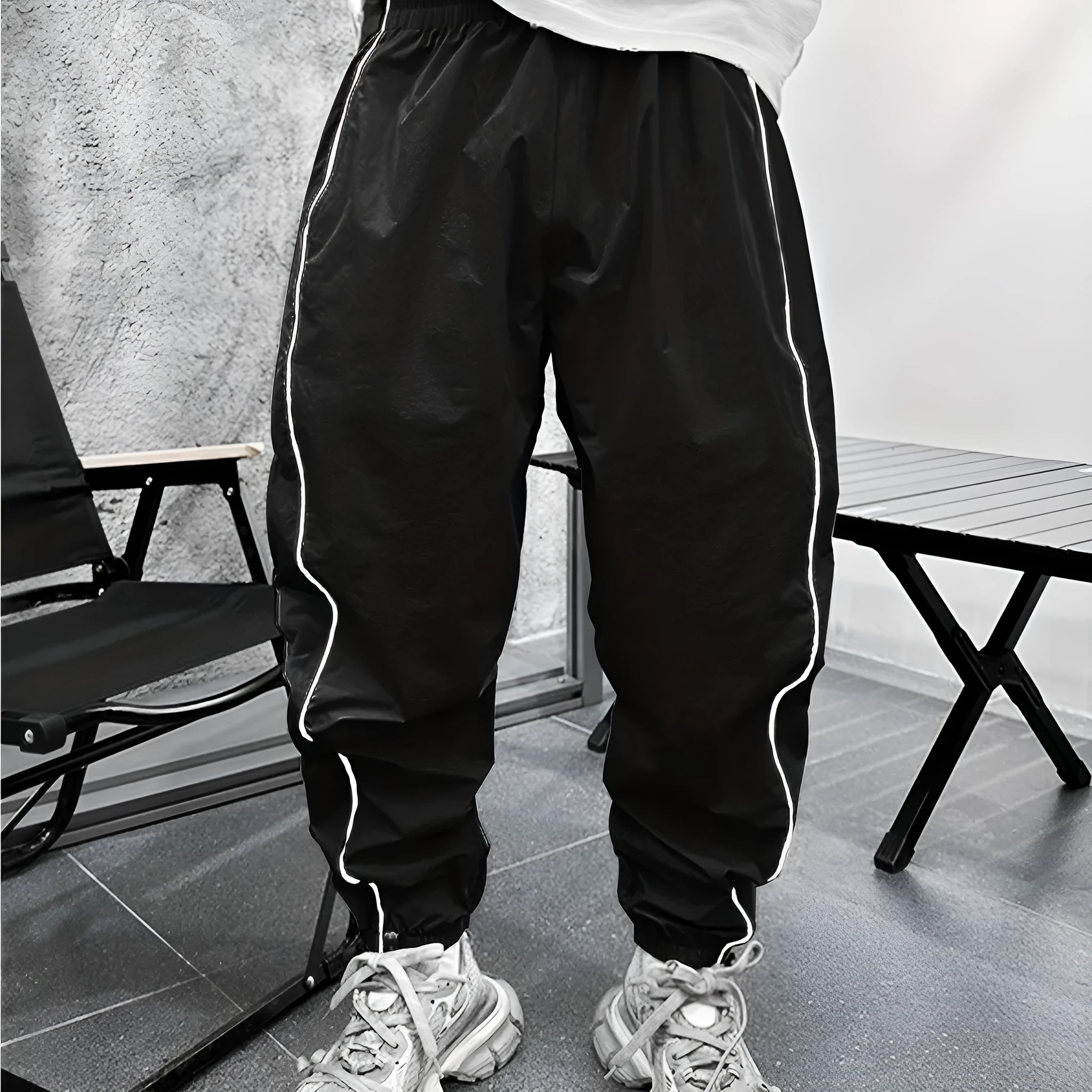 Men's loose fit bamboo fibre cropped sports trousers in multiple colour options