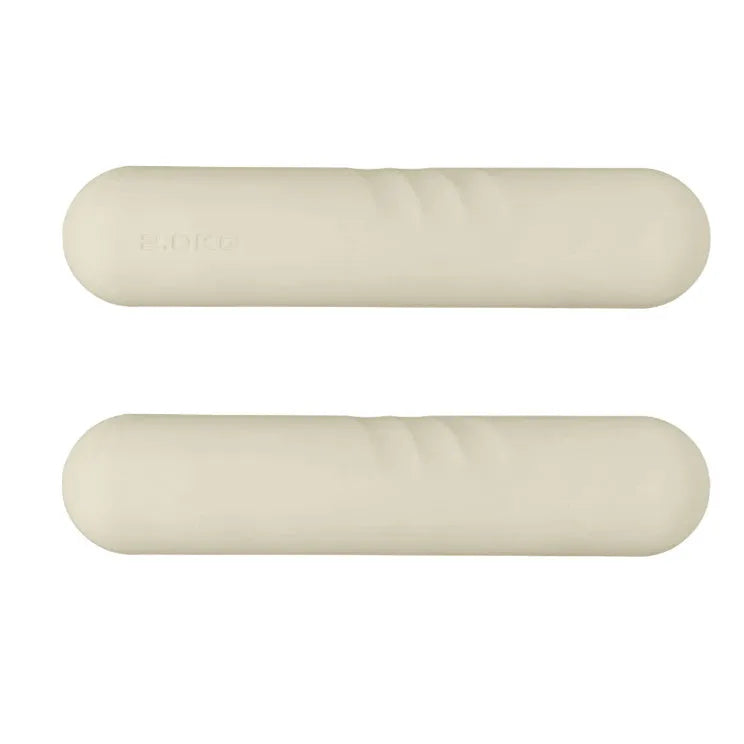 Hand-drawn silicone-grip dumbbell stick in various colours and weights for fitness training.