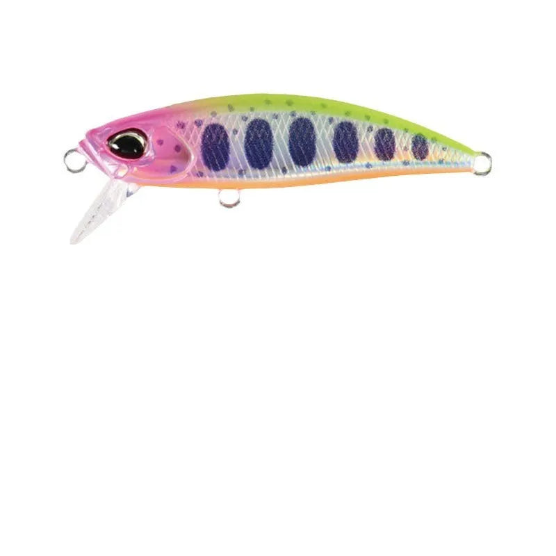 Japanese 48mm hard plastic fishing lure for snakehead and mandarin fish in multiple colour options
