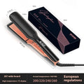 207℃ negative ion hair straightener with temperature display and ceramic plates