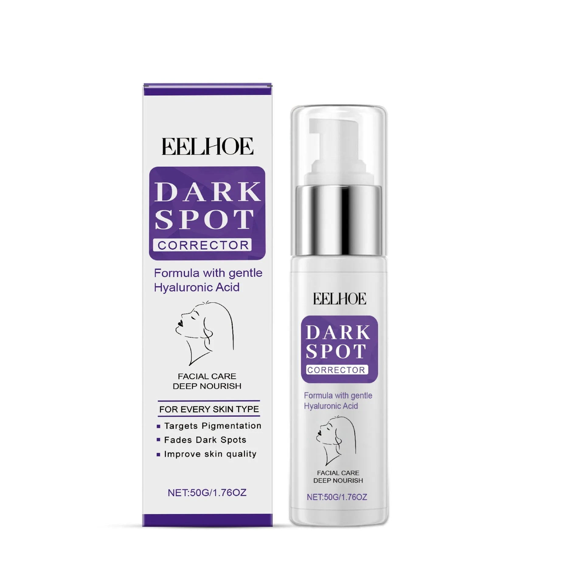 50g daily moisturising face cream in 3.5x13 cm packaging for balanced, hydrated skin.