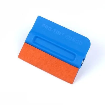 Car vinyl film scraper tool with ABS plastic handle and interchangeable scraping head