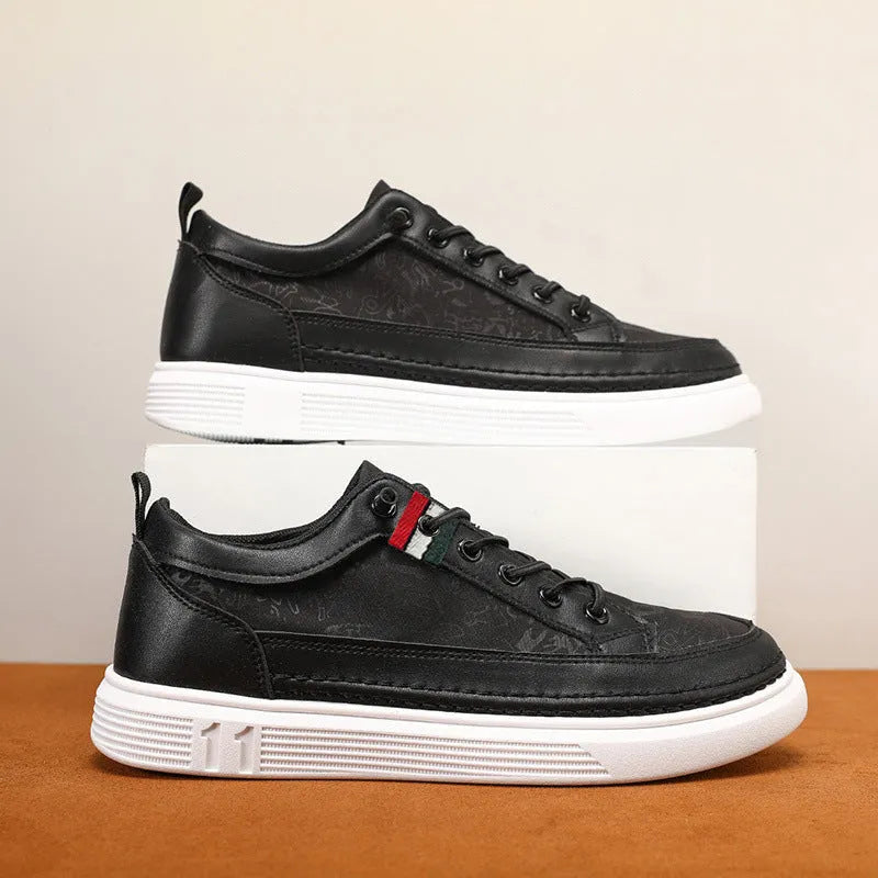 Men's high-cut canvas sneakers in grey, black, or green with a bandage dress style and round toe.