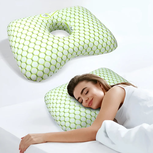 Beauty salon single hole ear pillow in new Chinese style with polyester fibre filling