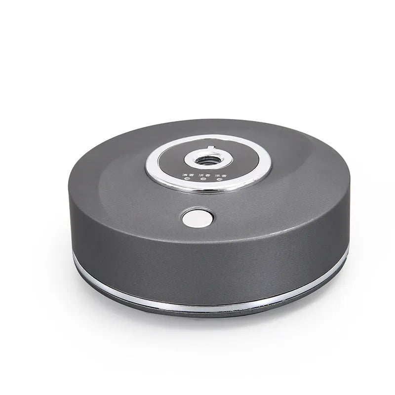 Vehicle mounted car perfume diffuser with USB cable and anti-slip pad in black, grey or white colour options