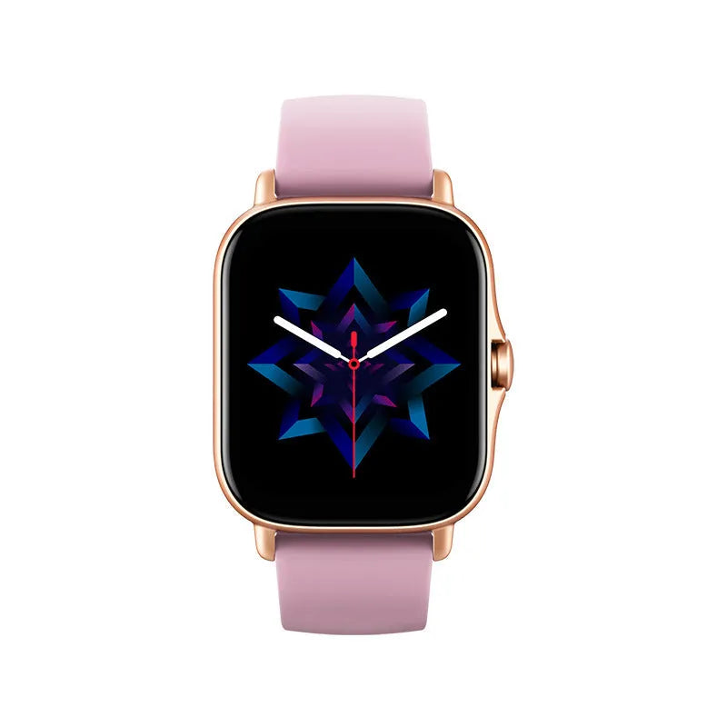 GT20 smartwatch with alloy case and silicone strap showing touch screen display