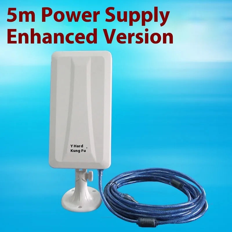 White high power USB wireless network card with Type USB connector