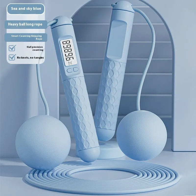 ABS fitness skipping rope with bearing mechanism in multiple colour and cord style options