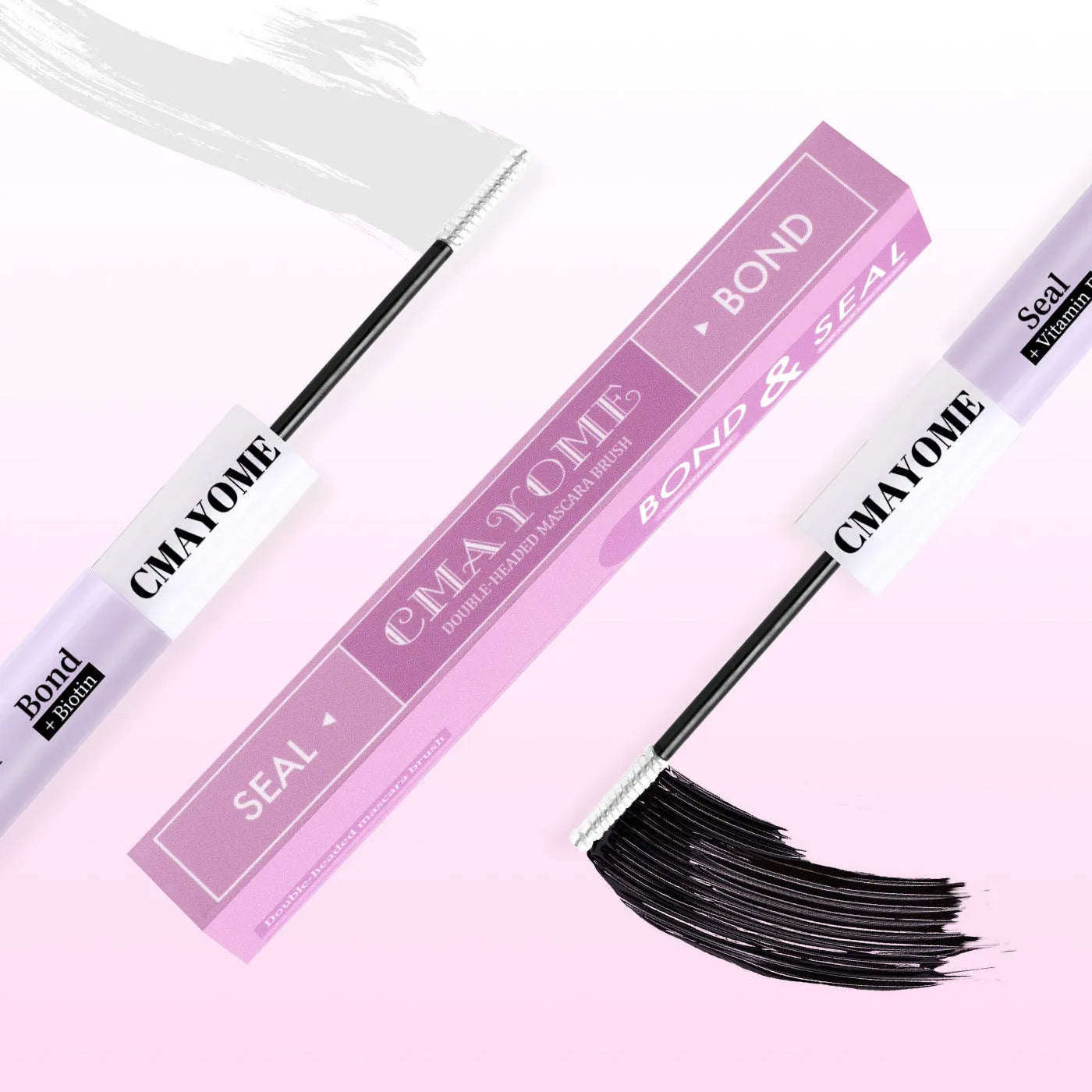 Double-headed eye lash glue waterproof quick setting split type adhesive lash extension