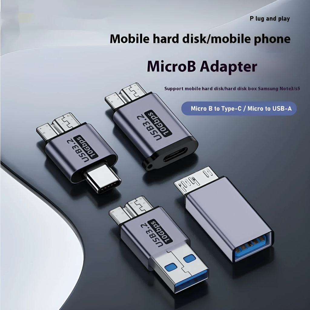 USB AM male to Micro-B female adapter connector for older devices