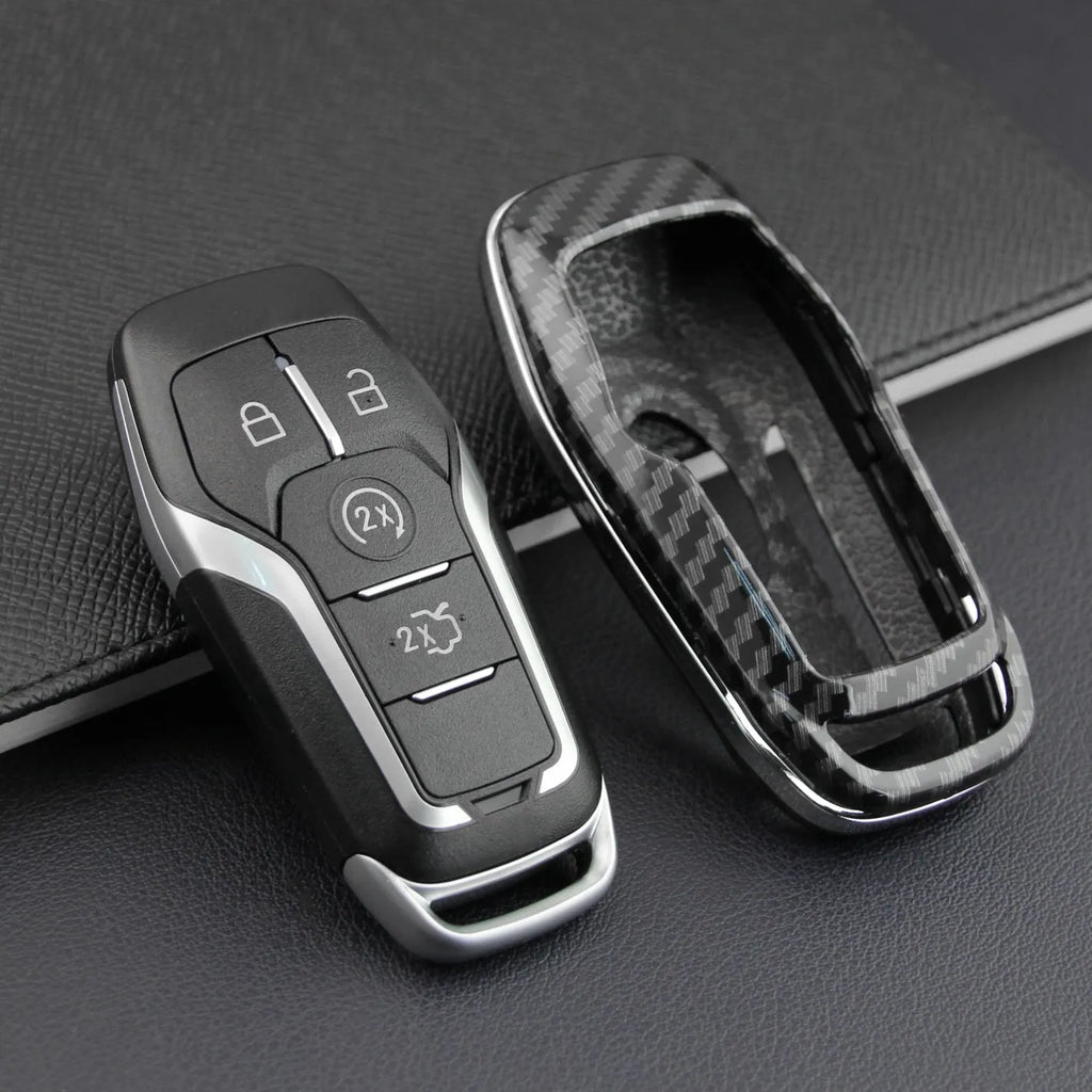 Plastic protective shell for car remote control keys showing single shell design
