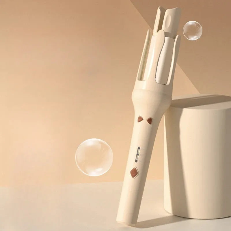 32mm automatic hair curler in white or chigo colours with US and EU plug adapters